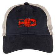 Lobster Trucker Hat in Navy