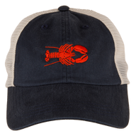 Lobster Trucker Hat in Navy