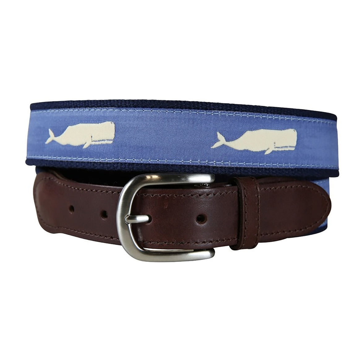 Moby Whale Ribbon Club Belt in Blue