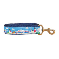 Nantucket Island Life Ribbon Dog Leash in Light Blue; Collar Width: 1.25 Inch; : 