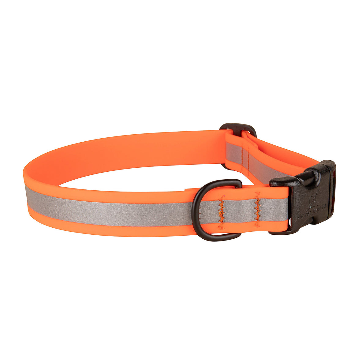 Product Image: Reflective BioThane Dog Collar in Orange; 1 Inch