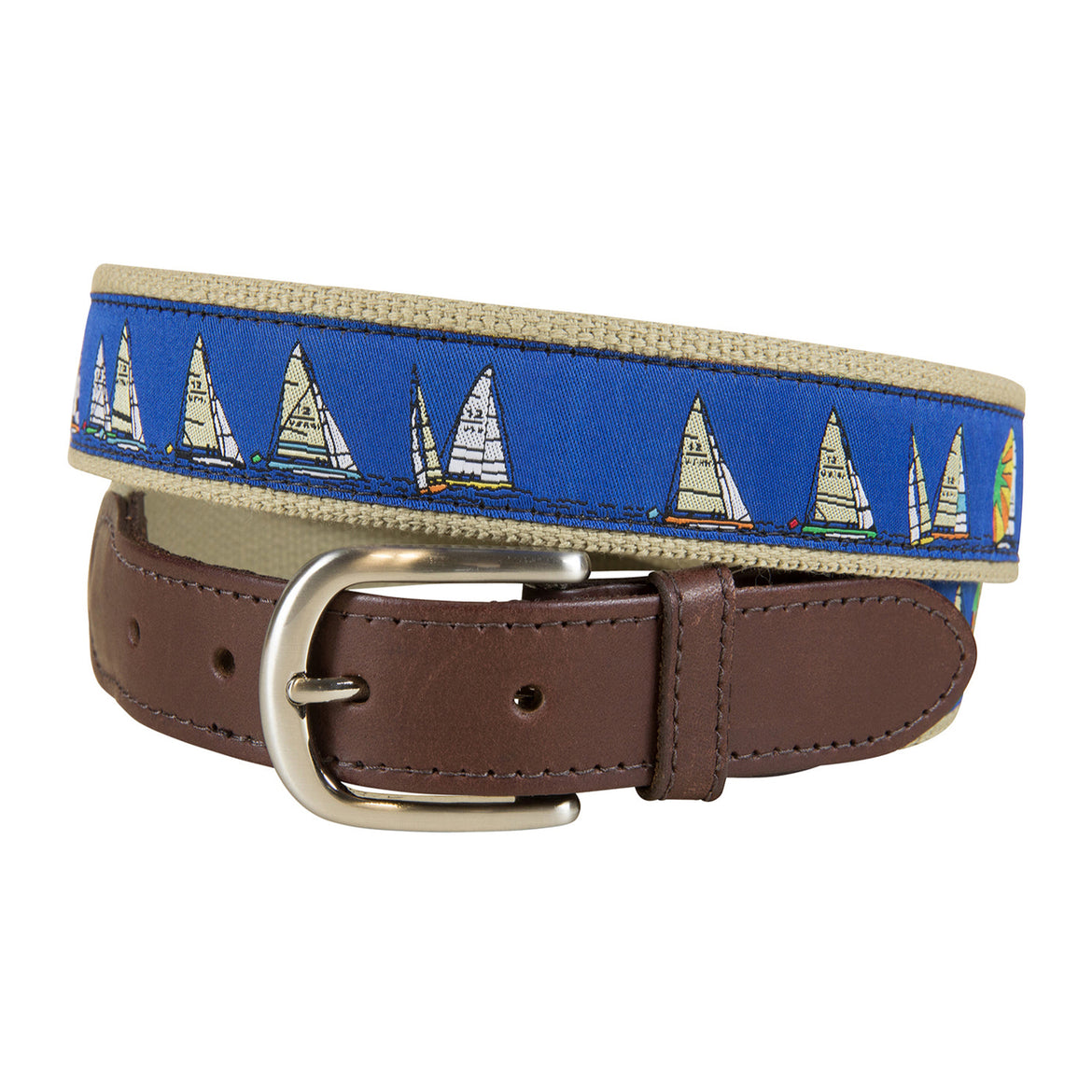 Rounding the Mark Ribbon Club Belt in Blue