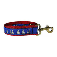 Rounding the Mark Ribbon Dog Leash in Blue / Red; Leash Width: 1 Inch; : 