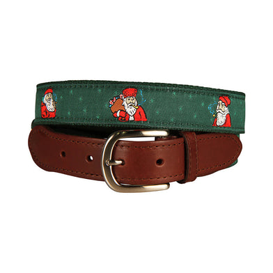 Santa Ribbon Club Belt in Green