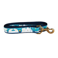 Save the Polar Bears Ribbon Dog Leash in Blue; Collar Width: 1 Inch; : 