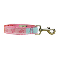Sea Turtles Ribbon Dog Leash; Collar Width: 1 Inch; : 