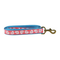 Seashells Ribbon Dog Leash in Pink; Collar Width: 1 Inch; : 