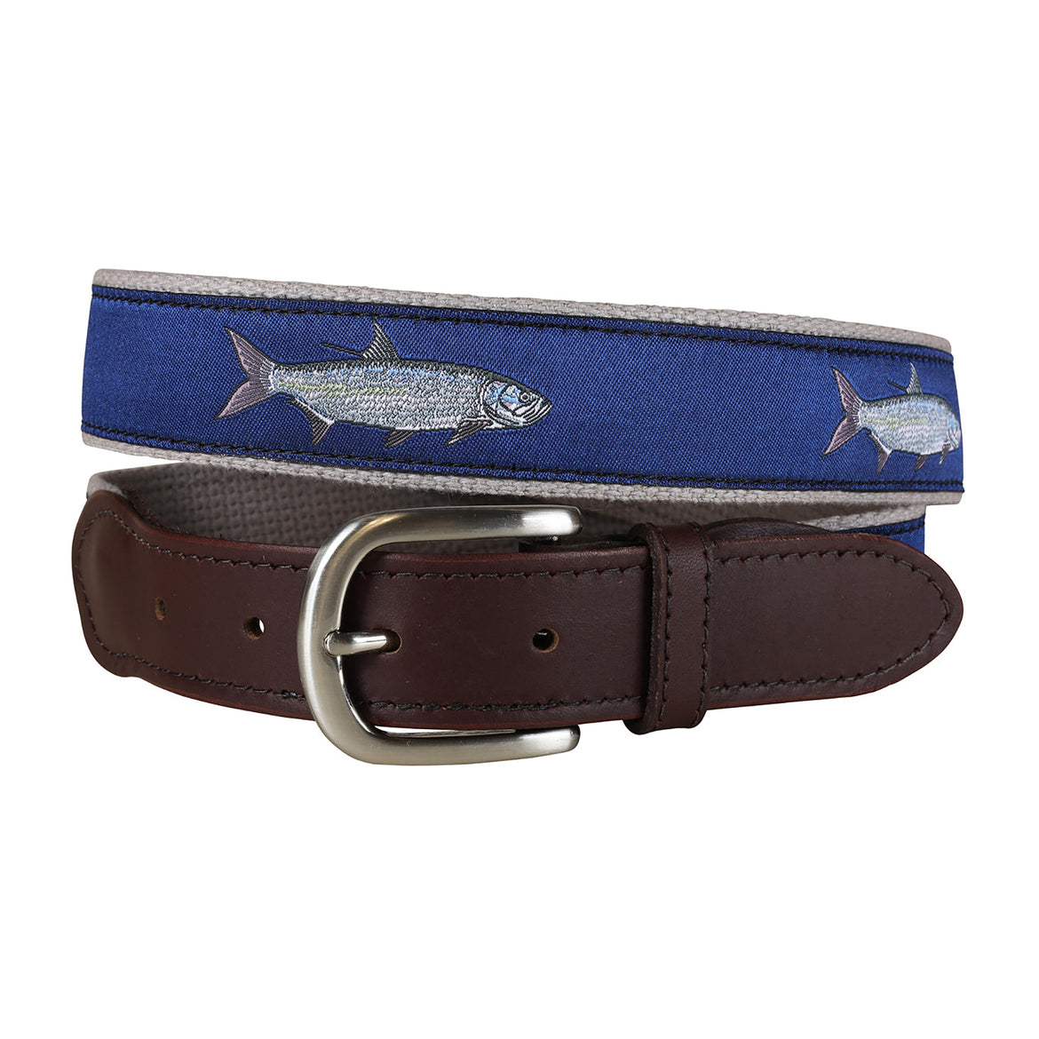 Tarpon Ribbon Club Belt in Blue