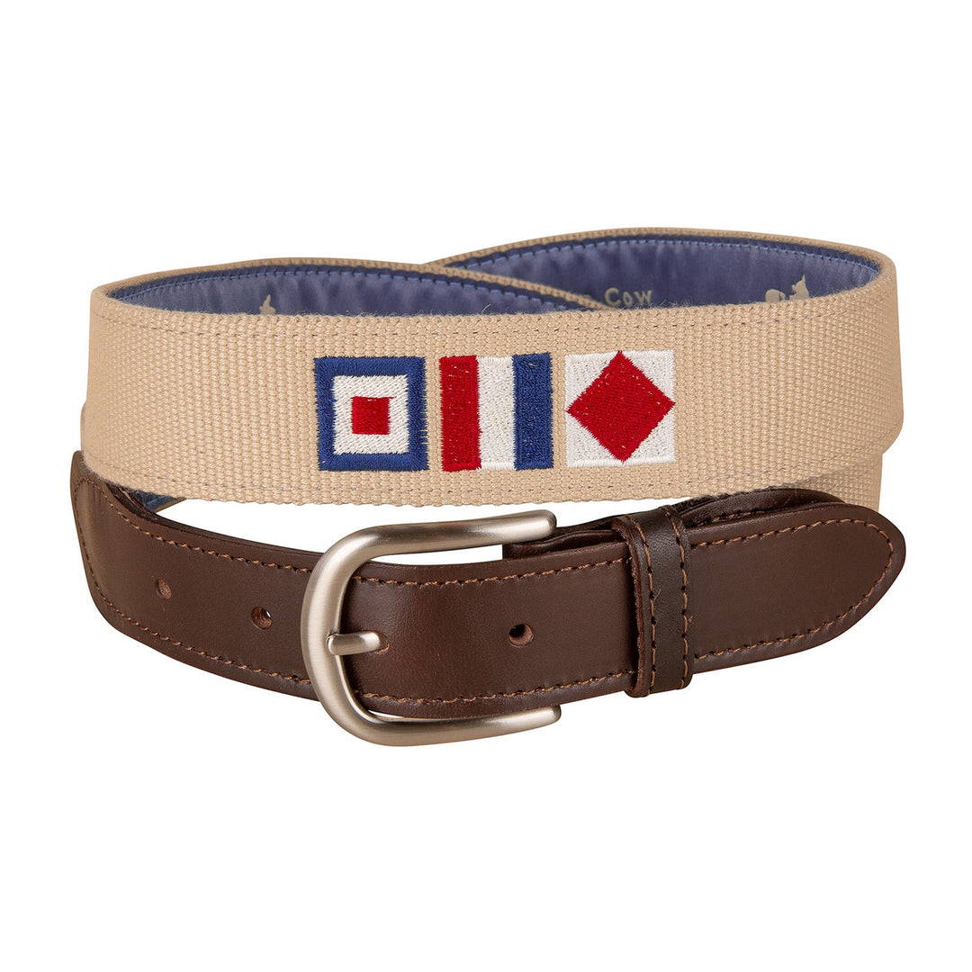 WTF Embroidered Belt